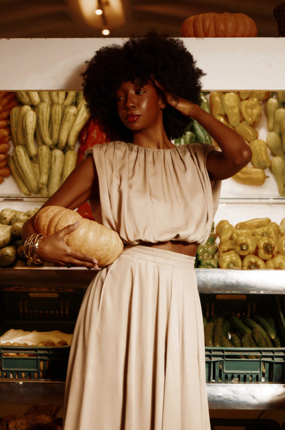 Bluzka Bahia Dark Beige